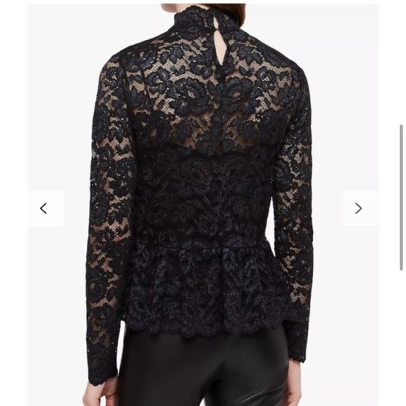 All Saints - Lace, peplum top - Picture 2 of 9